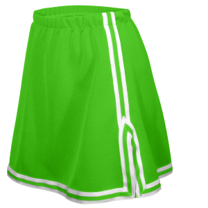 WOMEN'S CHEER SKIRT - Neon Green, M