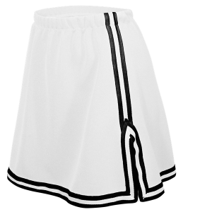 WOMEN'S CHEER SKIRT - White, M