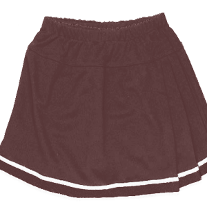 WOMEN'S CHEER PLEATED SKIRT - Brown, M