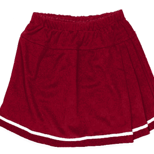 WOMEN'S CHEER PLEATED SKIRT - Cardinal, M