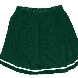 WOMEN'S CHEER PLEATED SKIRT - Dark Green, M