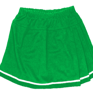 WOMEN'S CHEER PLEATED SKIRT - Kelly Green, M