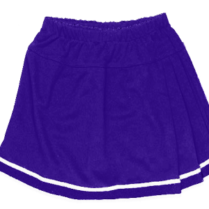 WOMEN'S CHEER PLEATED SKIRT - Purple, M