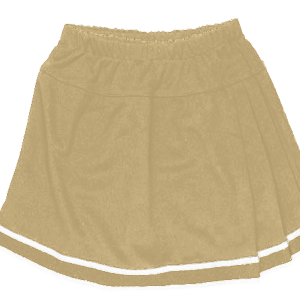 WOMEN'S CHEER PLEATED SKIRT - Vegas Gold, M