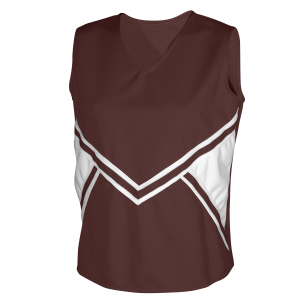 GIRL'S CHEER TOP - Brown, M
