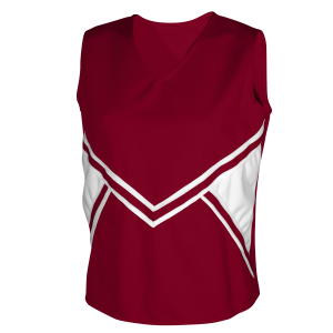 GIRL'S CHEER TOP - Cardinal, M