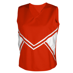 GIRL'S CHEER TOP - Orange, M