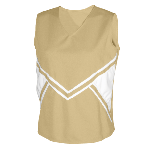 GIRL'S CHEER TOP - Vegas Gold, M