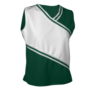 WOMEN'S CHEER TOP - Dark Green, M