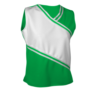 WOMEN'S CHEER TOP - Kelly Green, M