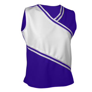 WOMEN'S CHEER TOP - Purple, M