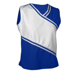 WOMEN'S CHEER TOP - Royal Blue, M