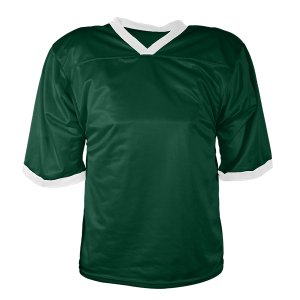 ADULT  FOOTBALL JERSEY - Dark Green, M