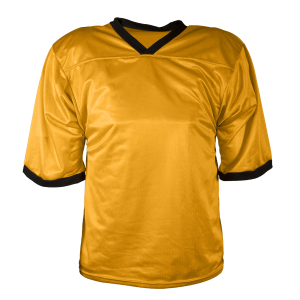ADULT  FOOTBALL JERSEY - Gold, M