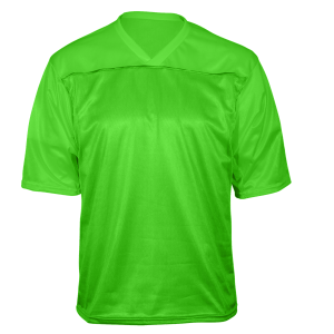 ADULT  FOOTBALL JERSEY - Neon Green, M