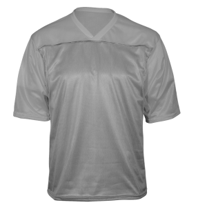 ADULT  FOOTBALL JERSEY - Silver, M