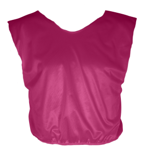 YOUTH FOOTBALL SCIMMAGE VEST - Fuchsia, M