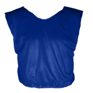 YOUTH FOOTBALL SCIMMAGE VEST - Royal Blue, M