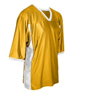 ADULT  FOOTBALL JERSEY - Gold, M