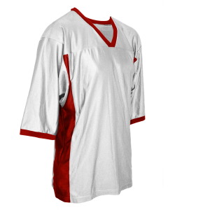 ADULT  FOOTBALL JERSEY - White / Red, M