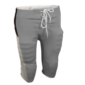 ADULT  FOOTBALL PANTS - Silver, M