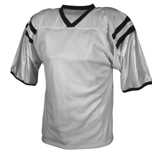 YOUTH FOOTBALL JERSEY - Silver, M