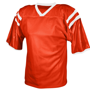 YOUTH FOOTBALL JERSEY - Orange / White, M
