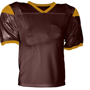 ADULT  FOOTBALL JERSEY - Brown, M