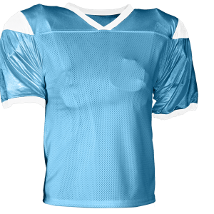 ADULT  FOOTBALL JERSEY - Columbian Blue, M