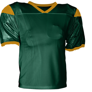 ADULT  FOOTBALL JERSEY - Dark Green, M