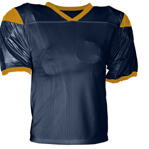 ADULT  FOOTBALL JERSEY - Navy Blue, M