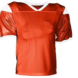ADULT  FOOTBALL JERSEY - Orange, M