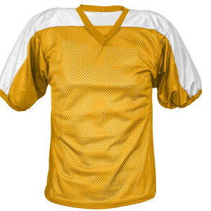 YOUTH FOOTBALL JERSEY - Gold, M