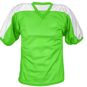 YOUTH FOOTBALL JERSEY - Neon Green, M