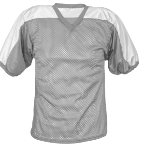 YOUTH FOOTBALL JERSEY - Silver, M
