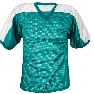 YOUTH FOOTBALL JERSEY - Teal, M