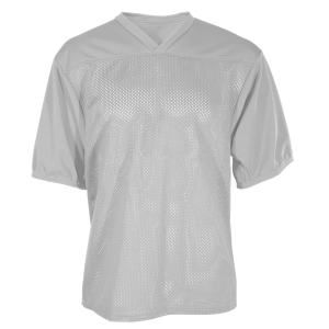 ADULT  FOOTBALL JERSEY - Silver, M