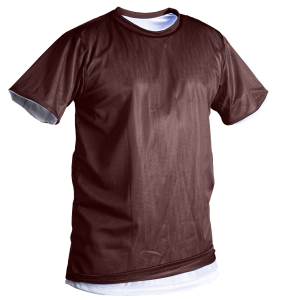 ADULT  REVERSIBLE SHIRT - Brown, M