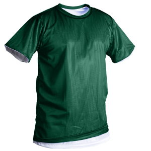 ADULT  REVERSIBLE SHIRT - Dark Green, M