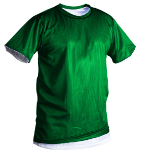 ADULT  REVERSIBLE SHIRT - Kelly Green, M