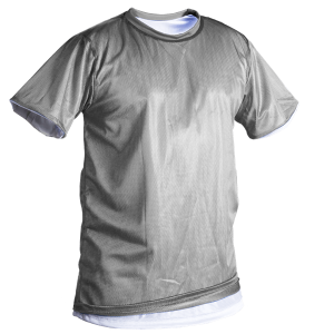 ADULT  REVERSIBLE SHIRT - Silver, M