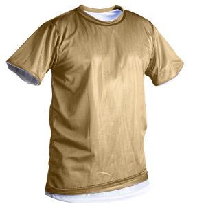 ADULT  REVERSIBLE SHIRT - Vegas Gold, M