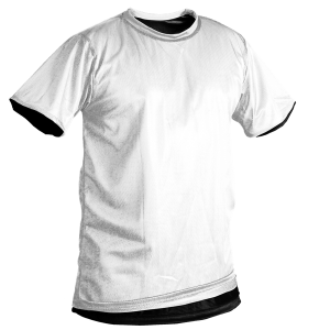 ADULT  REVERSIBLE SHIRT - White, M