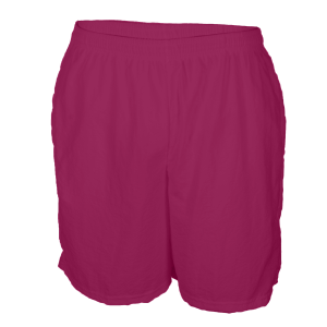 5"  ADULT  TASLAN  ATHLETIC SHORTS - Fuchsia, M