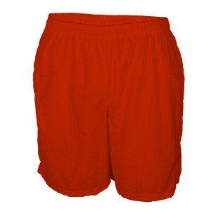 5"  ADULT  TASLAN  ATHLETIC SHORTS - Orange, M