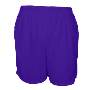 5"  ADULT  TASLAN  ATHLETIC SHORTS - Purple, M