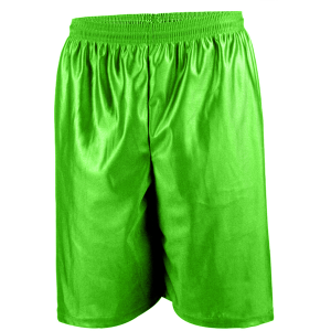 9"  ADULT  DAZZLE CLOTH  ATHLETIC SHORTS - Neon Green, M