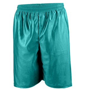 9"  ADULT  DAZZLE CLOTH  ATHLETIC SHORTS - Teal, M