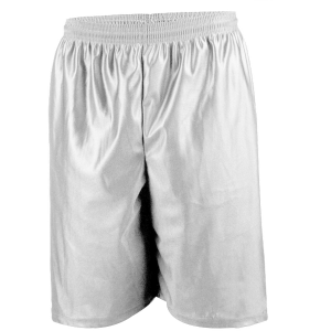 9"  ADULT  DAZZLE CLOTH  ATHLETIC SHORTS - White, M