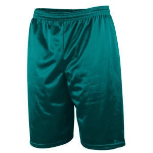 9"  ADULT  LINED MICRO MESH ATHLETIC SHORTS - Teal, M